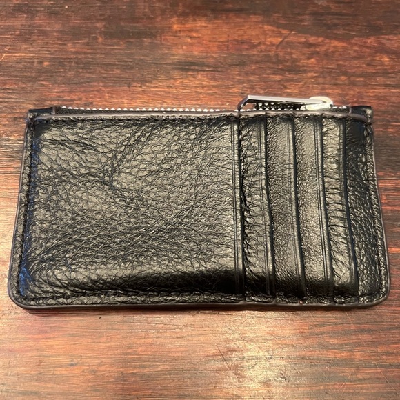 Aimee Kesterberg Black Leather Card Holder - Picture 1 of 4